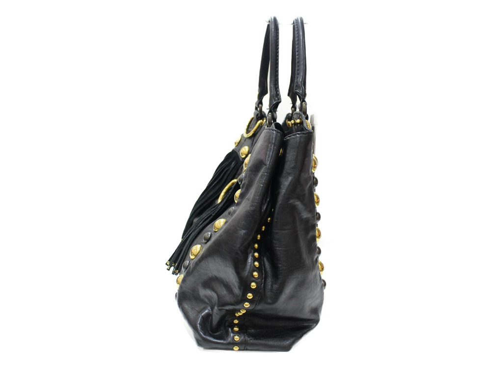 Gucci Babushka Black Tote Bag Leather